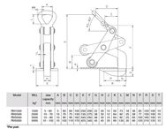 Camlok Horizontal Plate Clamp - imagen 2