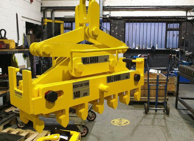 Camlok Interchangeable Multi Rail Grab MRC 5000-8000 KG – The MRC Multi-rail grabs have been designed to facilitate the fast bulk handling of rail sections. – Now available at MTN Shop UK.