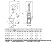 Camlok Vertical Plate Clamps with Safety Lock