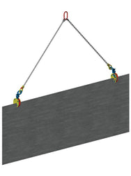 Camlok Vertical Plate Clamps CY 100-3000Kg with Hinged Hook Ring – The Camlok Vertical Plate Clamps with hinged hook rings can be used for the safe handling of the plate at various angles. Fast & International Delivery now – Now available at MTN Shop UK. - imagen 2