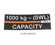 Hoist Capacity Labels - 1000kg - imagen 8
