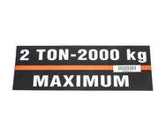 Hoist Capacity Labels - 2000kg - imagen 11
