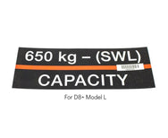 Hoist Capacity Labels - 650kg - imagen 7