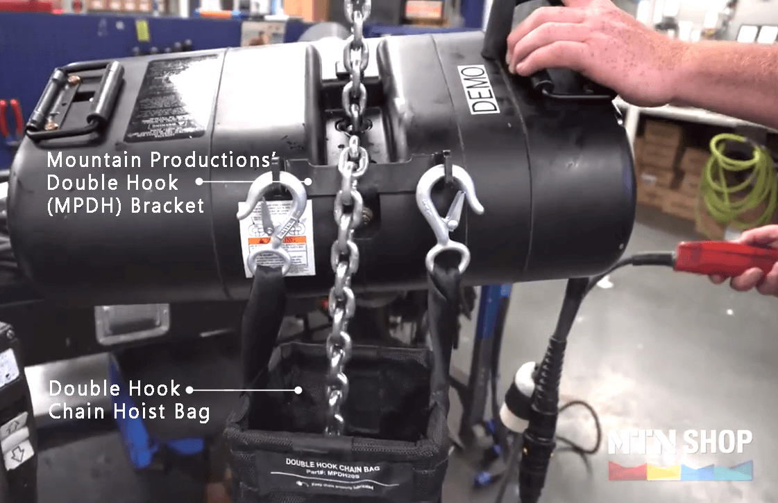 Chain Hoist Bag - Double Hook with Brackets - imagen 3