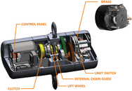 CM Lodestar Hoist D8 1000kg - Single Brake - imagen 3