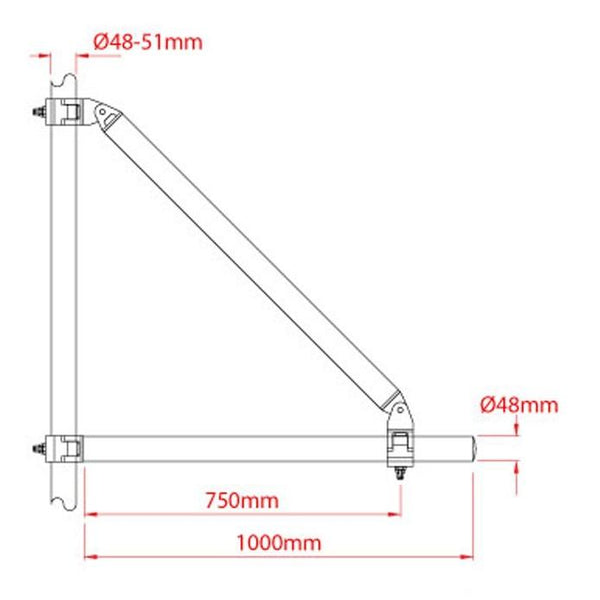 Doughty Boom Arms with a Brace - Spec