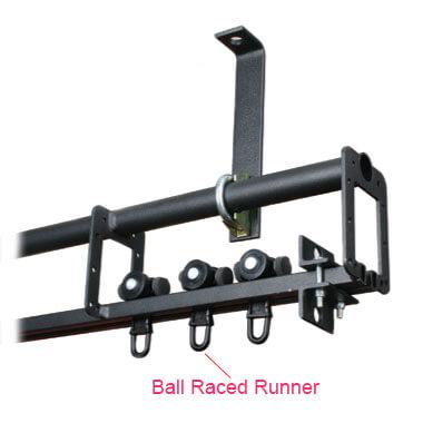 Doughty Curtain Track (Sixtrack) - Ball Raced Runner(Nylon) with 6kg - imagen 2