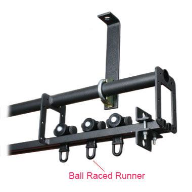 Doughty Curtain Track (Sixtrack) - Ball Raced Runner(Nylon) with 6kg
