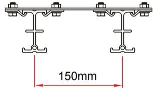Doughty Studio Rail Spacer Plate. Supplied by MTN Shop EU