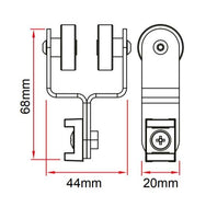 Doughty Studio Rail Cable Carriage (5 pack). Supplied by MTN Shop EU - imagen 2