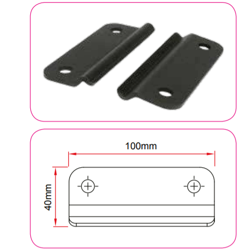 Doughty Studio Rail - 40mm, 100mm & 114mm Clamps – Supplied with fasteners, a pair of rail clamps designed to work with the range of Slotted Wall Brackets. Able to clamp rail directly to a solid surface. – Now available at MTN Shop UK. - imagen 6