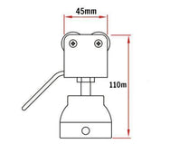 Doughty Studio Rail Cupped Curtain Brake. Supplied by MTN Shop EU - imagen 2
