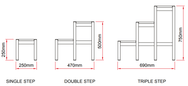 Easydeck Step Unit Dims - imagen 6