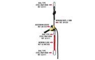 Escape Kit – System for self-rescue and remote pick-off rescue. The escape kit includes 30m working rope, 3x Fifty-Fifty connectors, 1x Goblin 120, 1x descending device, etc – Now available at MTN Shop UK. - imagen 2