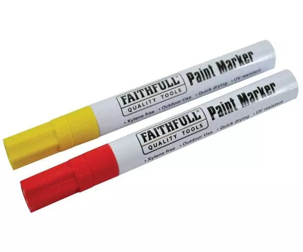  Paint Marker Pen Yellow & Red 