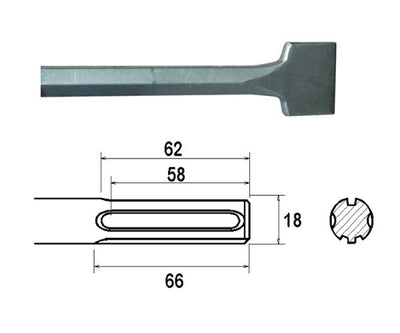  Max Straight Scaling Chisel