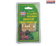 Brass Female Water Stop Connector - imagen 2