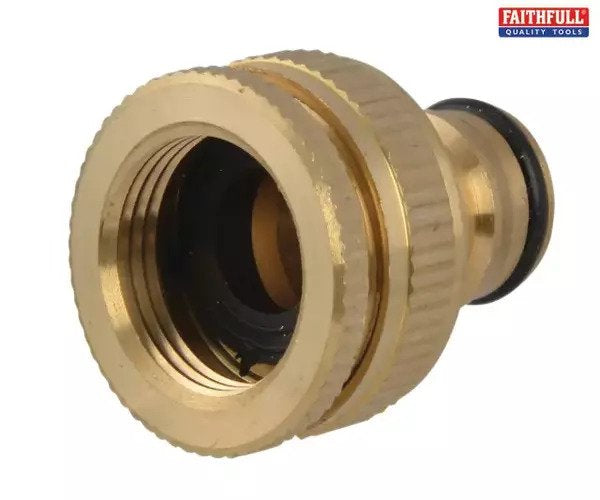  Brass Dual Tap Connector - imagen 2
