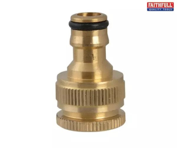  Brass Dual Tap Connector - imagen 3