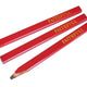 Faithfull Carpenter's Pencils - Red / Medium (Pack 3)