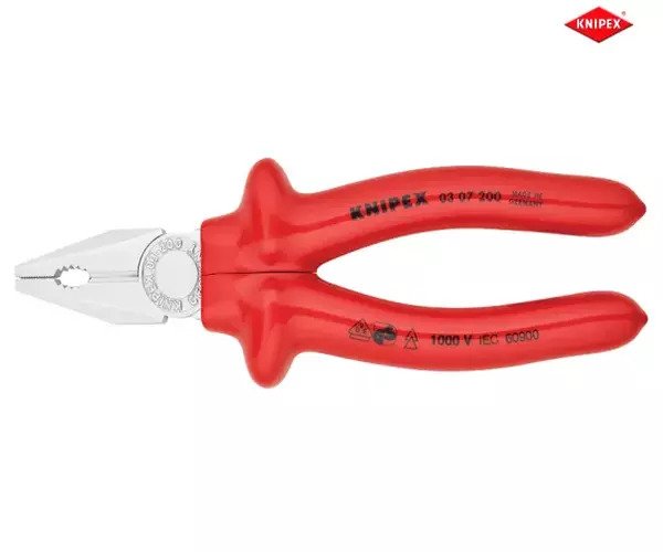 Knipex VDE Combination Pliers Dipped Handles - imagen 3
