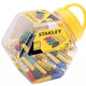 Stanley Mini Fine Tip Marker, Mixed Colours (Tub 72)