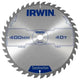 Irwin General Purpose Table & Mitre Saw Blade 400 x 30mm x 40T ATB