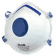 Scan Moulded Disposable Mask Valved FFP2 Protection (Pack 10)