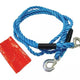 Faithfull Tow Rope 4m Metal Hooks 2 Tonne