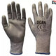 Scan Grey PU Coated Cut 5 Gloves