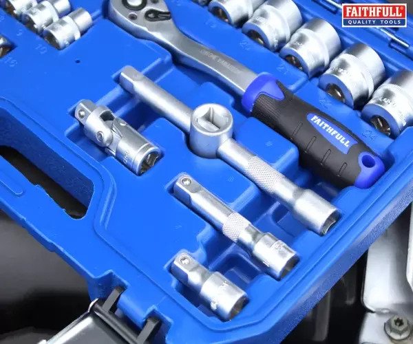 Faithfull Socket Set of 26 Metric 3/8in Drive – – Now available at MTN Shop UK. - imagen 6
