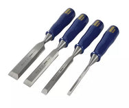 Bevel Edge Chisel Blue Chip Handle Set