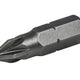 Faithfull Pozi S2 Grade Steel Screwdriver Bits PZ1 x 25mm (Pack 3)