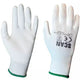 Scan White PU Coated Gloves - M (Size 8) (Pack 12)