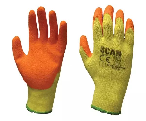  Knitshell Latex Palm Gloves