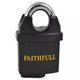Faithfull PVC Coated Brass Padlock 50mm