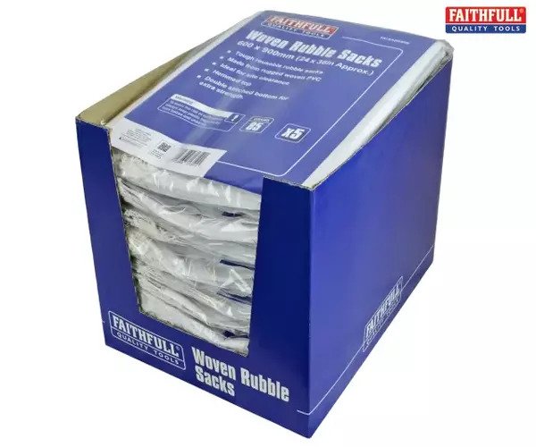  Woven White Rubble Sacks - imagen 2