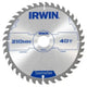 Irwin Construction Circular Saw Blade 210 x 30mm x 40T ATB