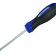Faithfull Soft Grip Screwdriver Flared Slotted Tip 4.0 x 75mm