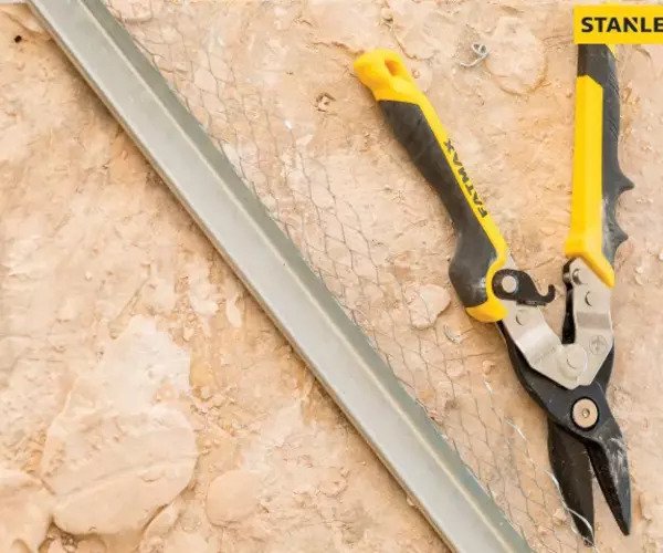 Yellow Ergo Aviation Snips Straight Cut