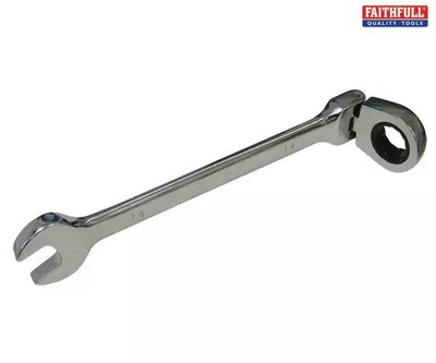 Faithfull Ratchet Combination Spanner Flex Head Set, 6 Piece – second image