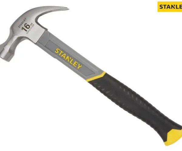 Curved Claw Hammer Fibreglass Shaft
