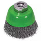 Faithfull Wire Cup Brush 75mm M14x2, 0.30mm Stainless Steel Wire