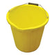 Faithfull Heavy-Duty Bucket 14 litre (3 gallon) - Yellow