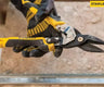 Yellow Ergo Aviation Snips Straight Cut