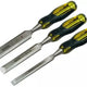 Stanley FatMax® Bevel Edge Chisel with Thru Tang Set, 3 Piece