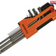 Faithfull Long Arm Ball End Hex Key Set, 9 Piece (1.5-10mm)