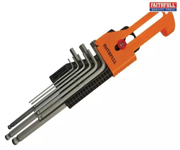 Long Arm Ball End Hex Key Set