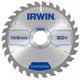 Irwin Construction Circular Saw Blade 165 x 30mm x 30T ATB