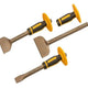 Roughneck Bolster & Chisel Set with Non-Slip Guards, 3 Piece
